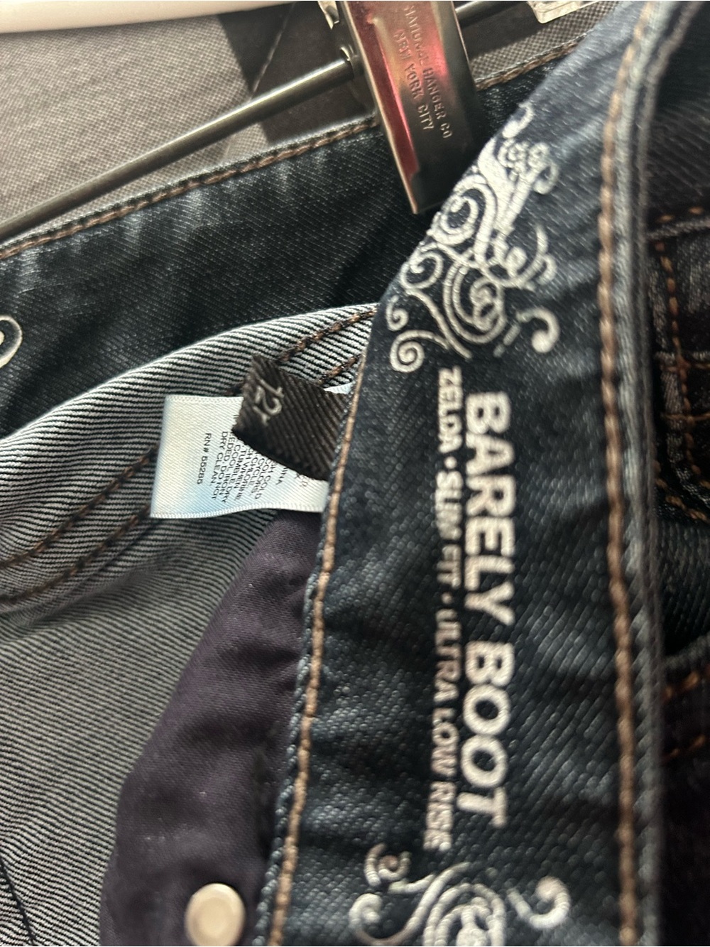 Express Barely Boot Men's Dark Blue Denim Jeans